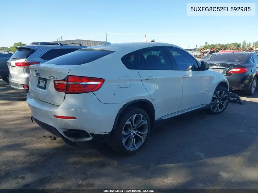 2014 BMW X6 xDrive50I VIN: 5UXFG8C52EL592985 Lot: 45104834
