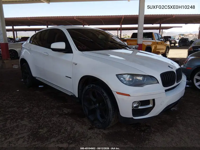 2014 BMW X6 xDrive35I VIN: 5UXFG2C5XE0H10248 Lot: 45104902