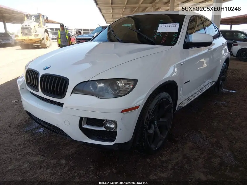 2014 BMW X6 xDrive35I VIN: 5UXFG2C5XE0H10248 Lot: 45104902