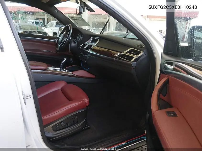 2014 BMW X6 xDrive35I VIN: 5UXFG2C5XE0H10248 Lot: 45104902