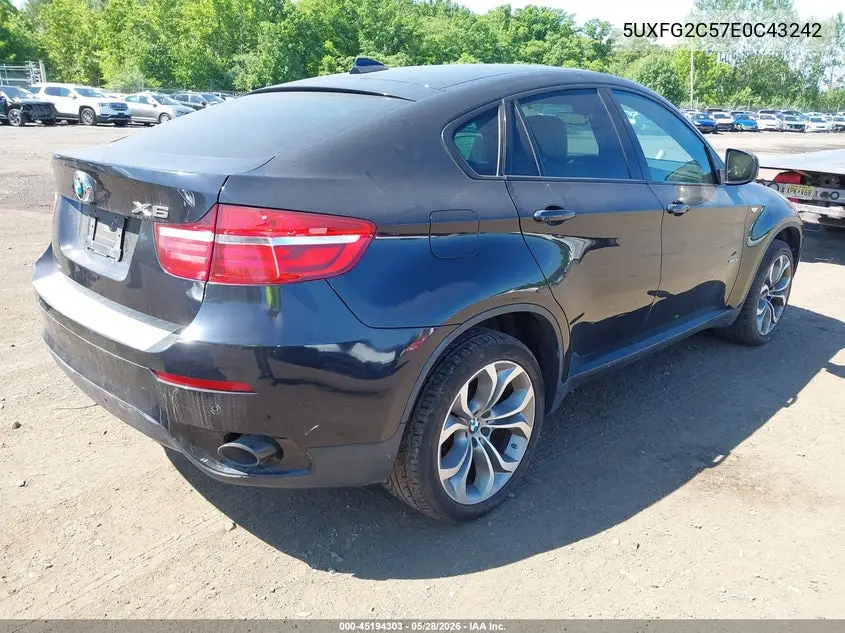 2014 BMW X6 xDrive35I VIN: 5UXFG2C57E0C43242 Lot: 45194303