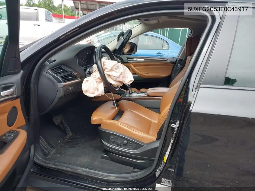 2014 BMW X6 xDrive35I VIN: 5UXFG2C53E0C43917 Lot: 45218382