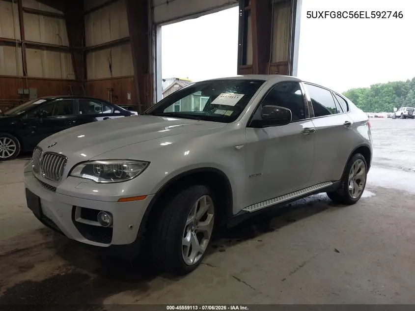 2014 BMW X6 xDrive50I VIN: 5UXFG8C56EL592746 Lot: 45559113