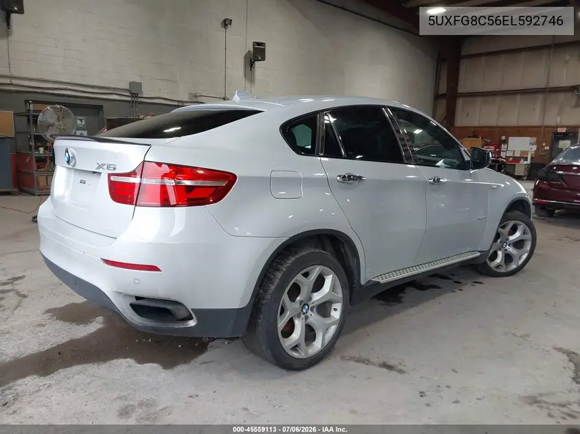 2014 BMW X6 xDrive50I VIN: 5UXFG8C56EL592746 Lot: 45559113