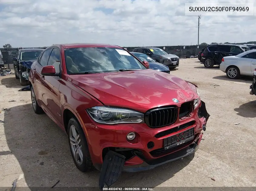 2015 BMW X6 xDrive35I VIN: 5UXKU2C50F0F94969 Lot: 45324742