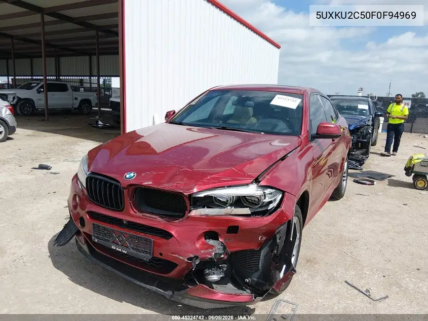 2015 BMW X6 xDrive35I VIN: 5UXKU2C50F0F94969 Lot: 45324742
