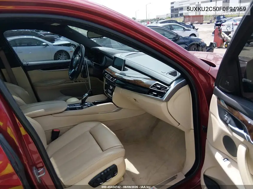 2015 BMW X6 xDrive35I VIN: 5UXKU2C50F0F94969 Lot: 45324742