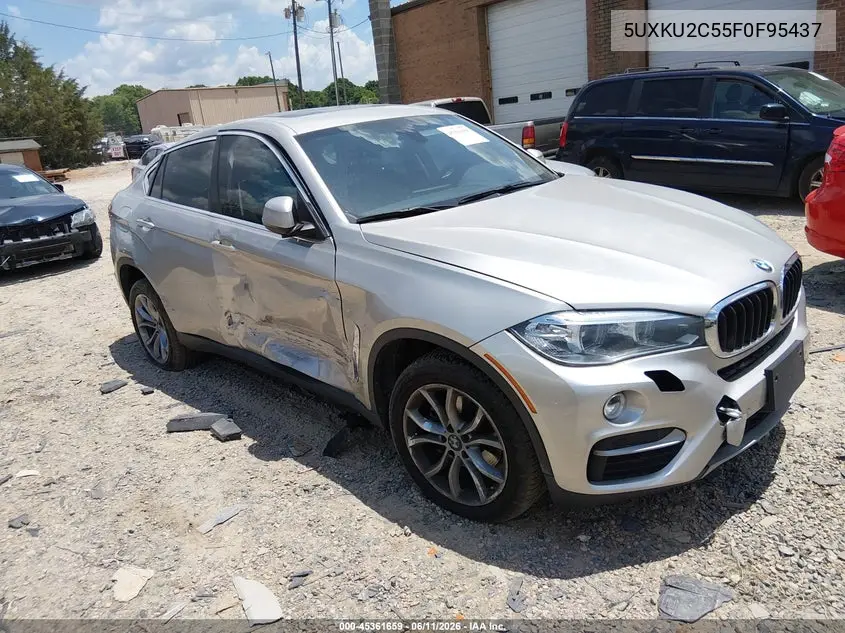 2015 BMW X6 xDrive35I VIN: 5UXKU2C55F0F95437 Lot: 45361659