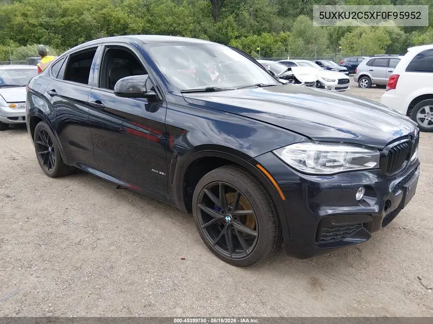2015 BMW X6 xDrive35I VIN: 5UXKU2C5XF0F95952 Lot: 45399780