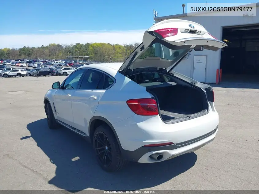 2016 BMW X6 xDrive35I VIN: 5UXKU2C55G0N79477 Lot: 45053023