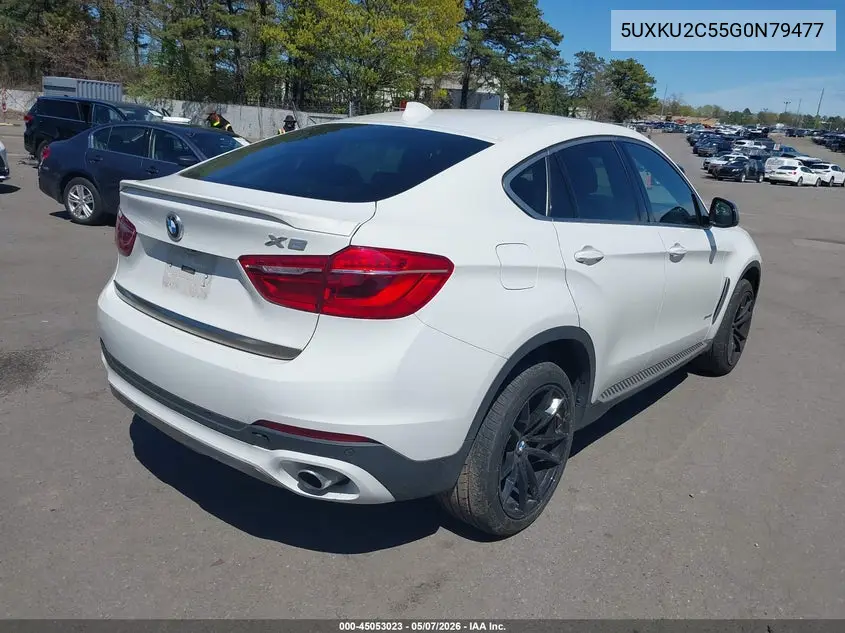 2016 BMW X6 xDrive35I VIN: 5UXKU2C55G0N79477 Lot: 45053023