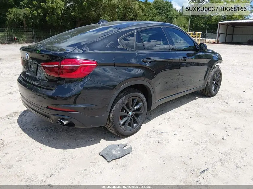 2017 BMW X6 Sdrive35I VIN: 5UXKU0C37H0G68166 Lot: 45646544