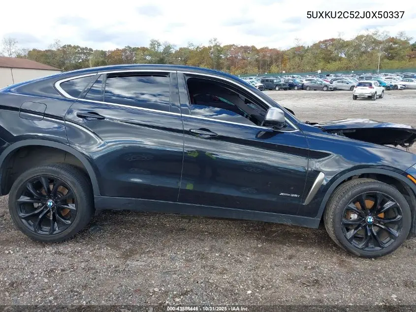 5UXKU2C52J0X50337 2018 BMW X6