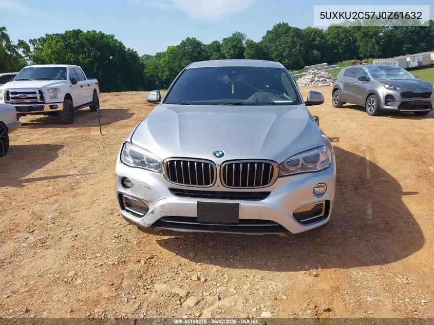 2018 BMW X6 xDrive35I VIN: 5UXKU2C57J0Z61632 Lot: 45199278