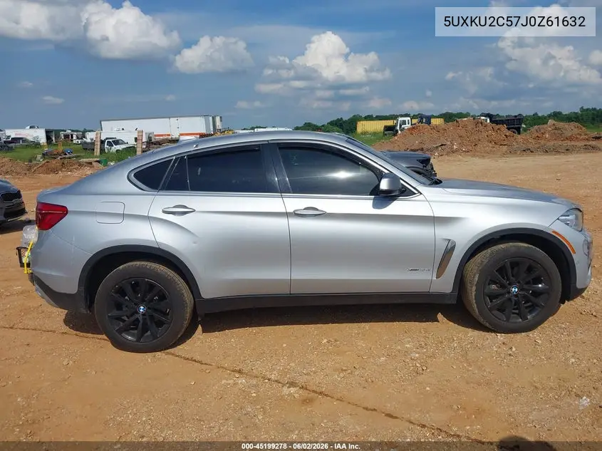 2018 BMW X6 xDrive35I VIN: 5UXKU2C57J0Z61632 Lot: 45199278