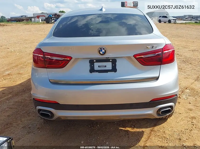 2018 BMW X6 xDrive35I VIN: 5UXKU2C57J0Z61632 Lot: 45199278