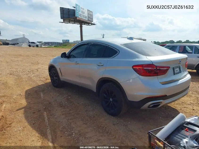 2018 BMW X6 xDrive35I VIN: 5UXKU2C57J0Z61632 Lot: 45199278