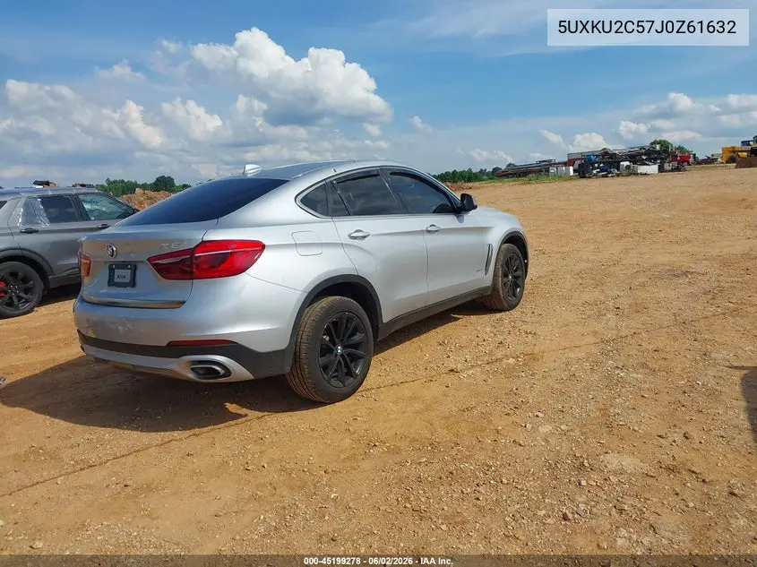2018 BMW X6 xDrive35I VIN: 5UXKU2C57J0Z61632 Lot: 45199278