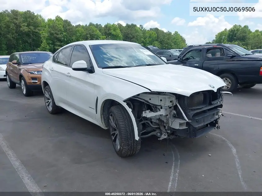 2018 BMW X6 Sdrive35I VIN: 5UXKU0C50J0G69506 Lot: 45250372