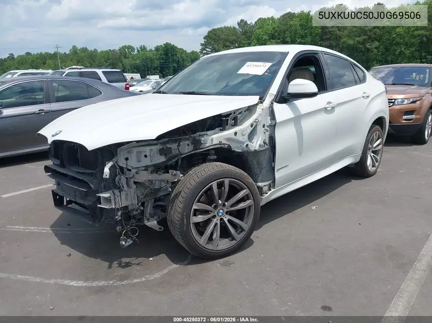 2018 BMW X6 Sdrive35I VIN: 5UXKU0C50J0G69506 Lot: 45250372