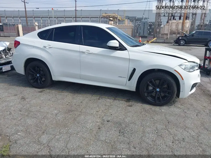 2018 BMW X6 xDrive50I VIN: 5UXKU6C58J0Z66622 Lot: 45261204
