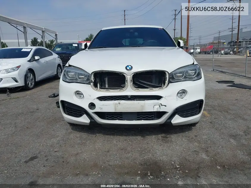2018 BMW X6 xDrive50I VIN: 5UXKU6C58J0Z66622 Lot: 45261204