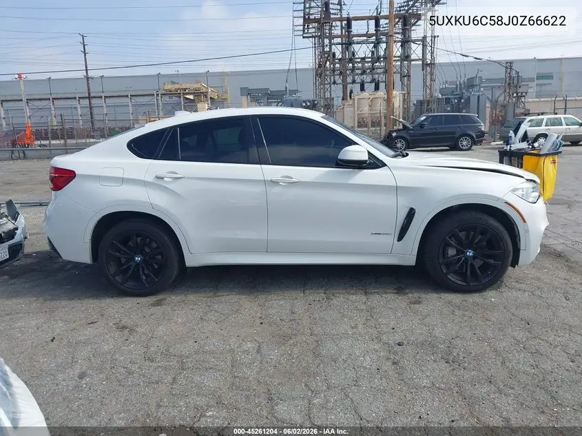2018 BMW X6 xDrive50I VIN: 5UXKU6C58J0Z66622 Lot: 45261204