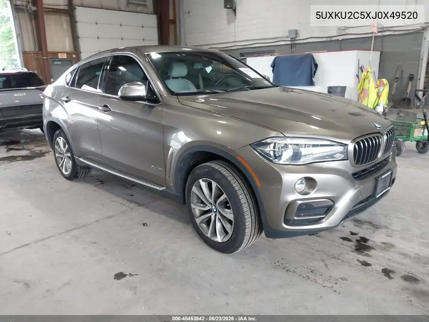 2018 BMW X6 xDrive35I VIN: 5UXKU2C5XJ0X49520 Lot: 45453942