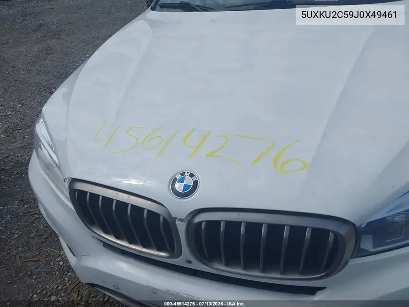 2018 BMW X6 xDrive35I VIN: 5UXKU2C59J0X49461 Lot: 45614276
