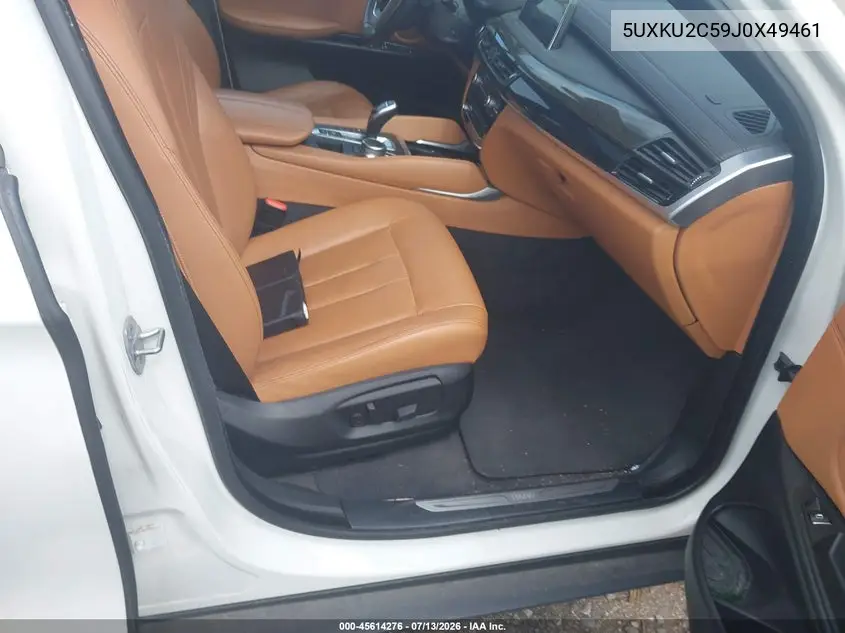 2018 BMW X6 xDrive35I VIN: 5UXKU2C59J0X49461 Lot: 45614276