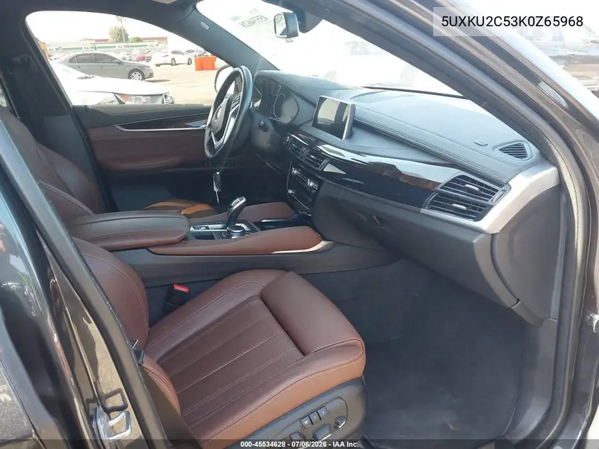 2019 BMW X6 xDrive35I VIN: 5UXKU2C53K0Z65968 Lot: 45534628