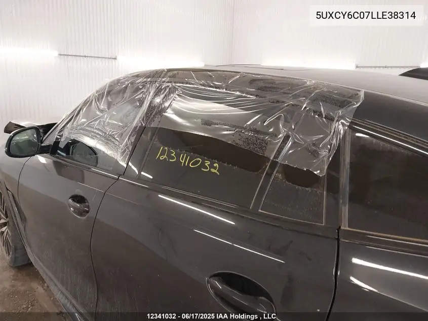 2020 BMW X6 xDrive40I VIN: 5UXCY6C07LLE38314 Lot: 12341032