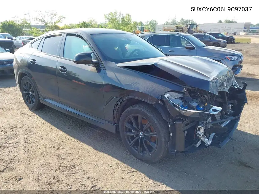 2020 BMW X6 xDrive40I VIN: 5UXCY6C06L9C97037 Lot: 45078846