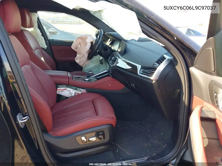 2020 BMW X6 xDrive40I VIN: 5UXCY6C06L9C97037 Lot: 45078846