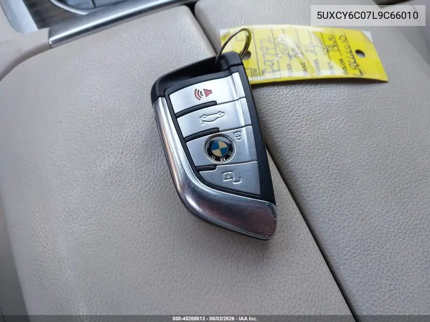 2020 BMW X6 xDrive40I VIN: 5UXCY6C07L9C66010 Lot: 45268613