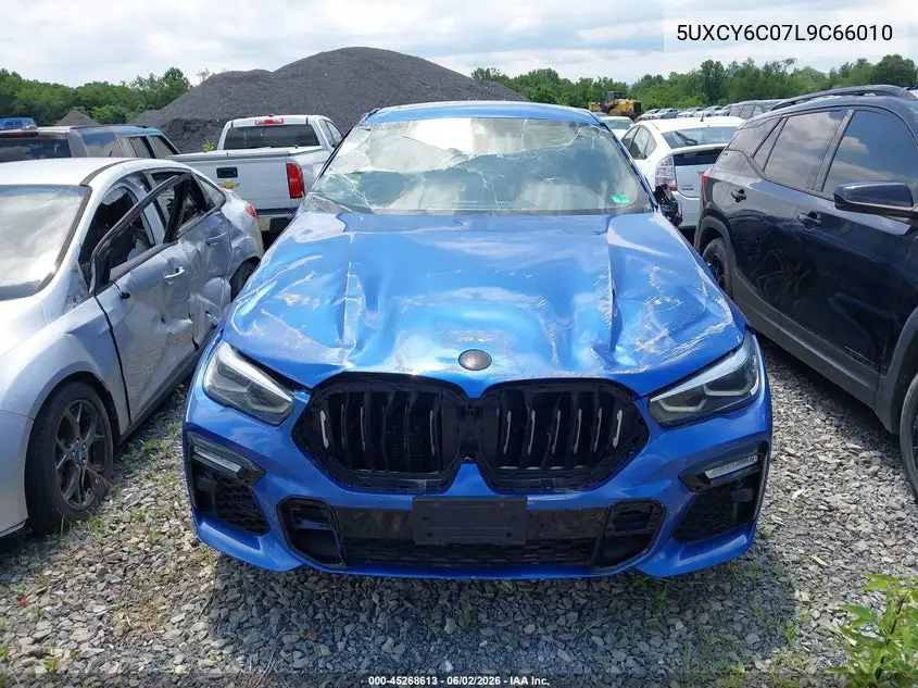 2020 BMW X6 xDrive40I VIN: 5UXCY6C07L9C66010 Lot: 45268613