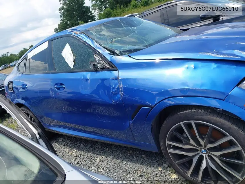 2020 BMW X6 xDrive40I VIN: 5UXCY6C07L9C66010 Lot: 45268613