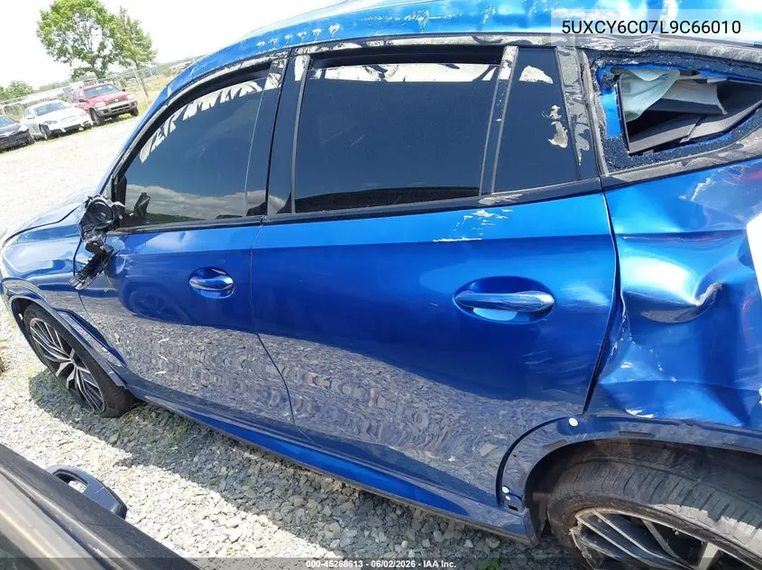 2020 BMW X6 xDrive40I VIN: 5UXCY6C07L9C66010 Lot: 45268613