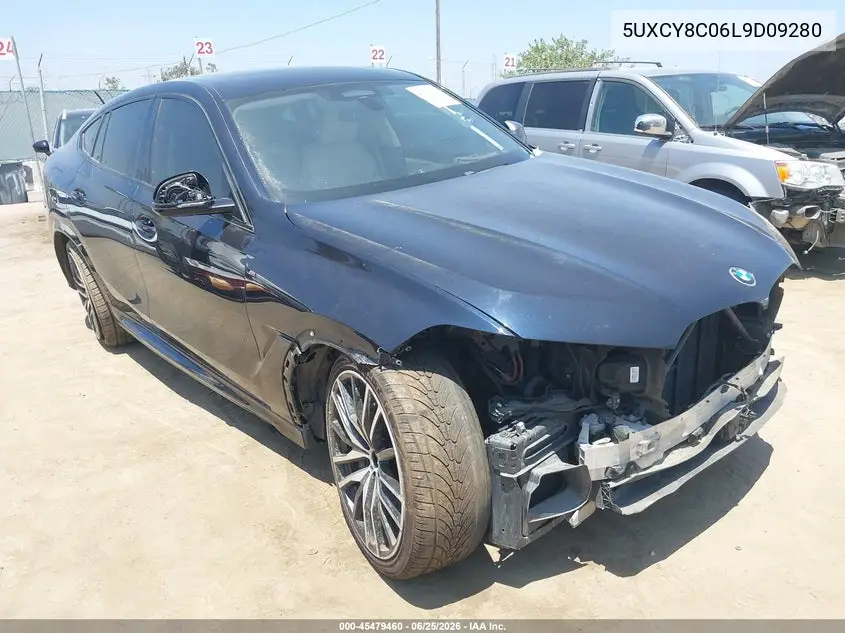 2020 BMW X6 M50I VIN: 5UXCY8C06L9D09280 Lot: 45479460