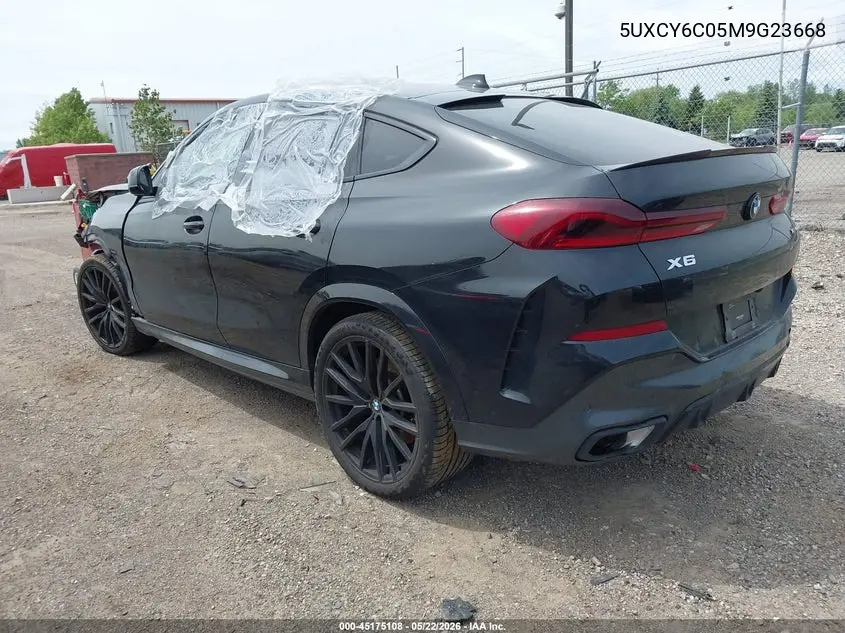 2021 BMW X6 xDrive40I VIN: 5UXCY6C05M9G23668 Lot: 45175108