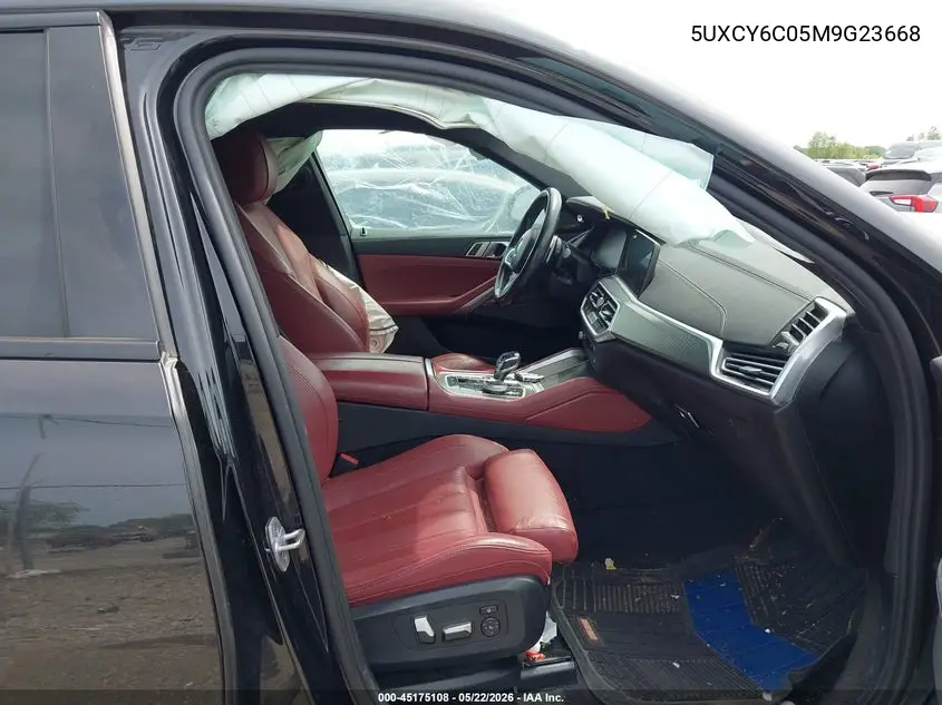 2021 BMW X6 xDrive40I VIN: 5UXCY6C05M9G23668 Lot: 45175108