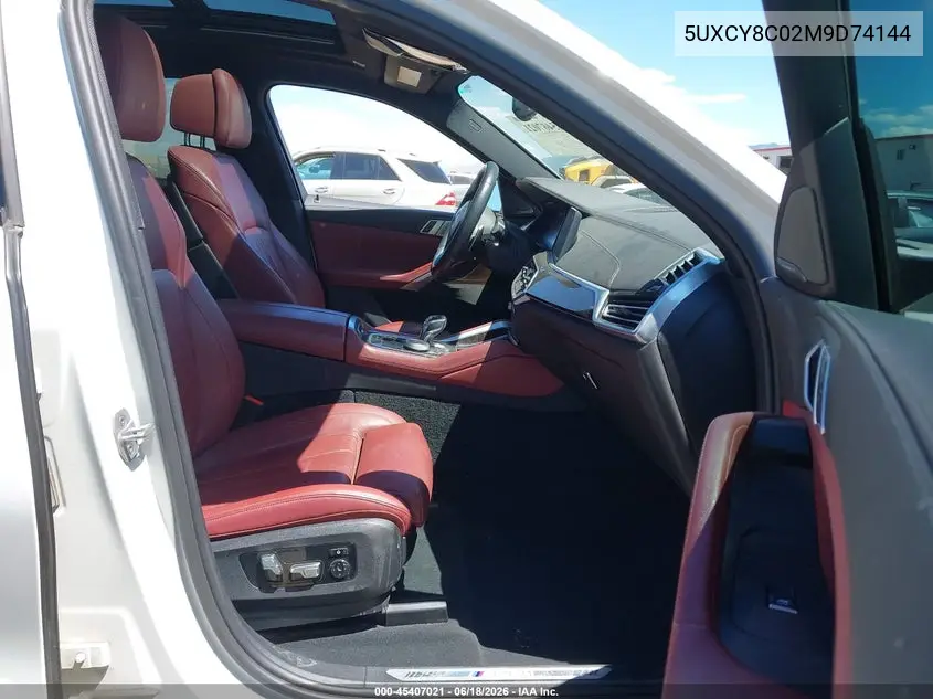 2021 BMW X6 M50I VIN: 5UXCY8C02M9D74144 Lot: 45407021