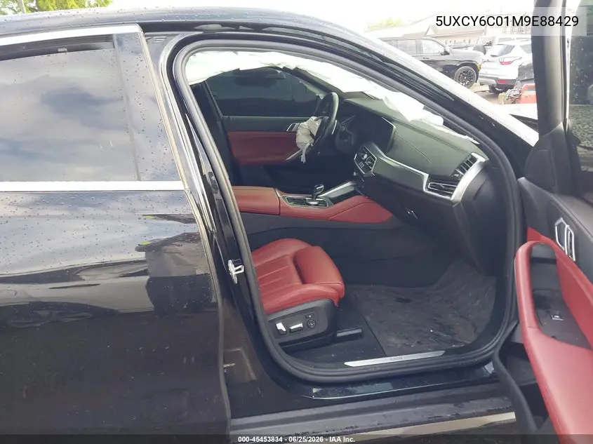 2021 BMW X6 xDrive40I VIN: 5UXCY6C01M9E88429 Lot: 45453834