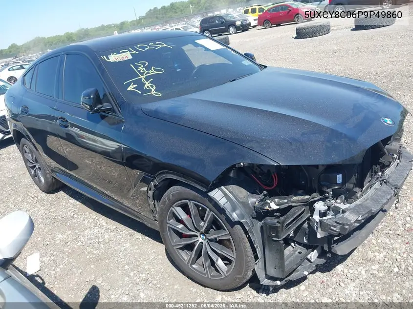 2023 BMW X6 M50I VIN: 5UXCY8C06P9P49860 Lot: 45211252