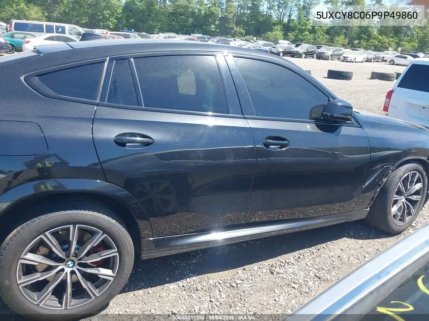 2023 BMW X6 M50I VIN: 5UXCY8C06P9P49860 Lot: 45211252