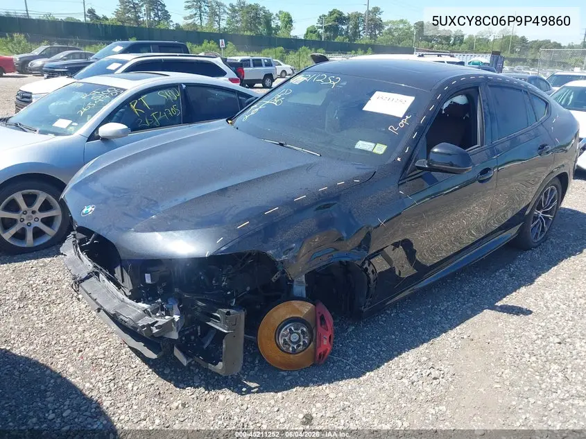 2023 BMW X6 M50I VIN: 5UXCY8C06P9P49860 Lot: 45211252