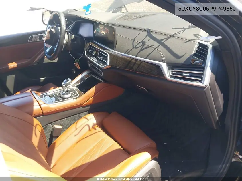 2023 BMW X6 M50I VIN: 5UXCY8C06P9P49860 Lot: 45211252