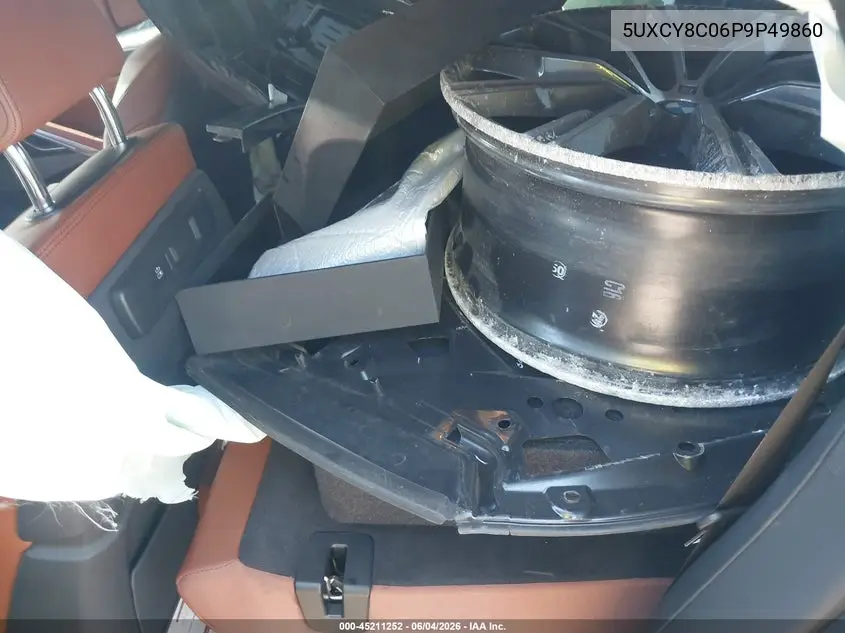 2023 BMW X6 M50I VIN: 5UXCY8C06P9P49860 Lot: 45211252