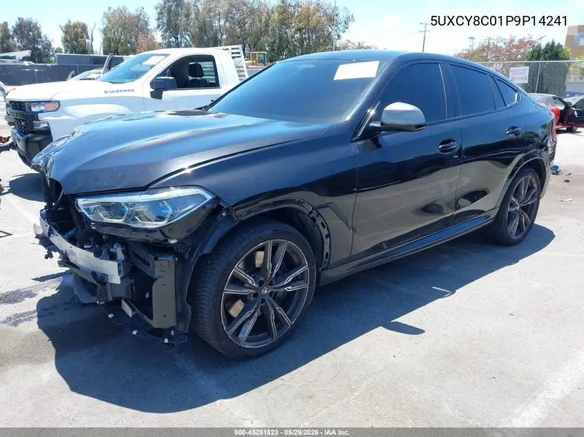 2023 BMW X6 M50I VIN: 5UXCY8C01P9P14241 Lot: 45251523