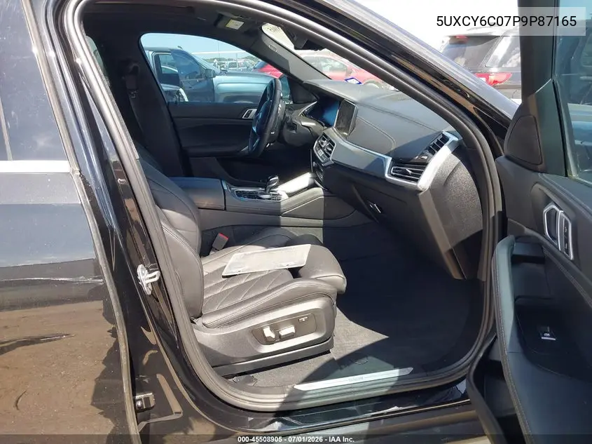 2023 BMW X6 xDrive40I VIN: 5UXCY6C07P9P87165 Lot: 45508905